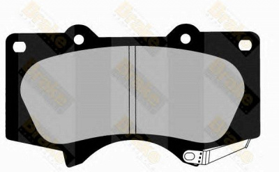 BRAKE ENGINEERING pa1616 -  Комплект тормозных колодок, дисковый тормоз
